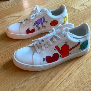 Custom Keith Haring Steve Madden Sneakers